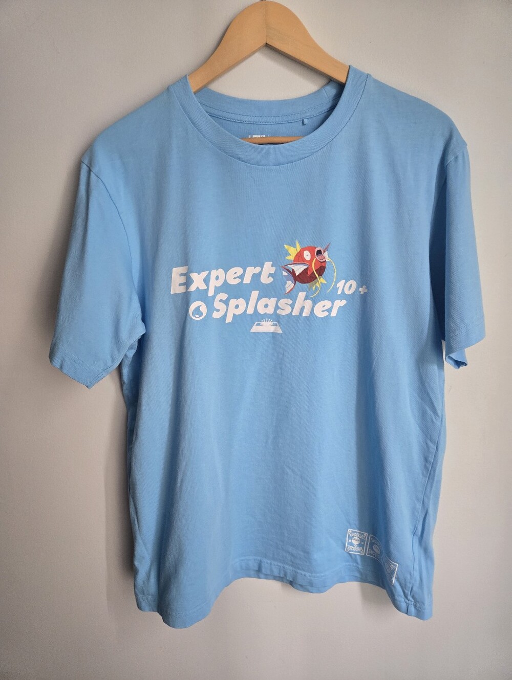 UNIQLO 'Pokémon Expert Splasher' Graphic Tee - Light Blue